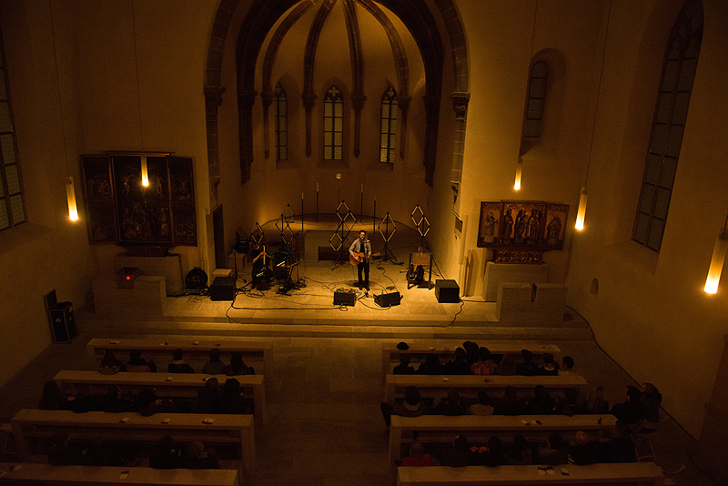 Bild vom Nürnberg.Pop Festival 2014 in der Klarakirche (Foto: Bing-Hong Hsiao)