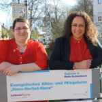 Einrichtungsleiterin Anika Emmermacher und Pflegedienstleiterin Melanie Dordevic